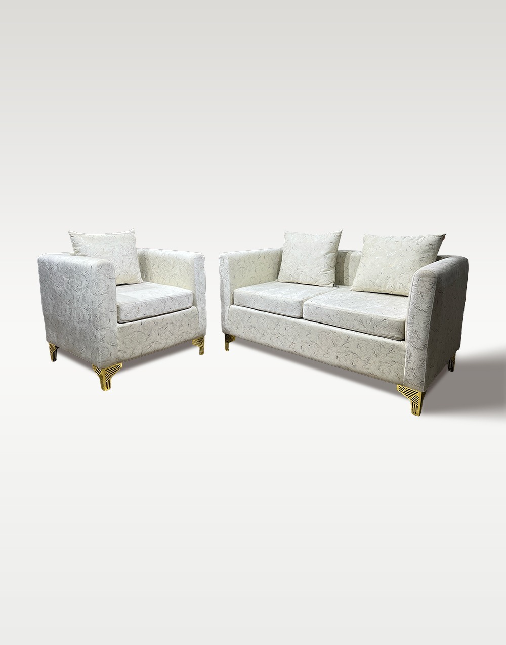 Furnicom Luxury white sofa set