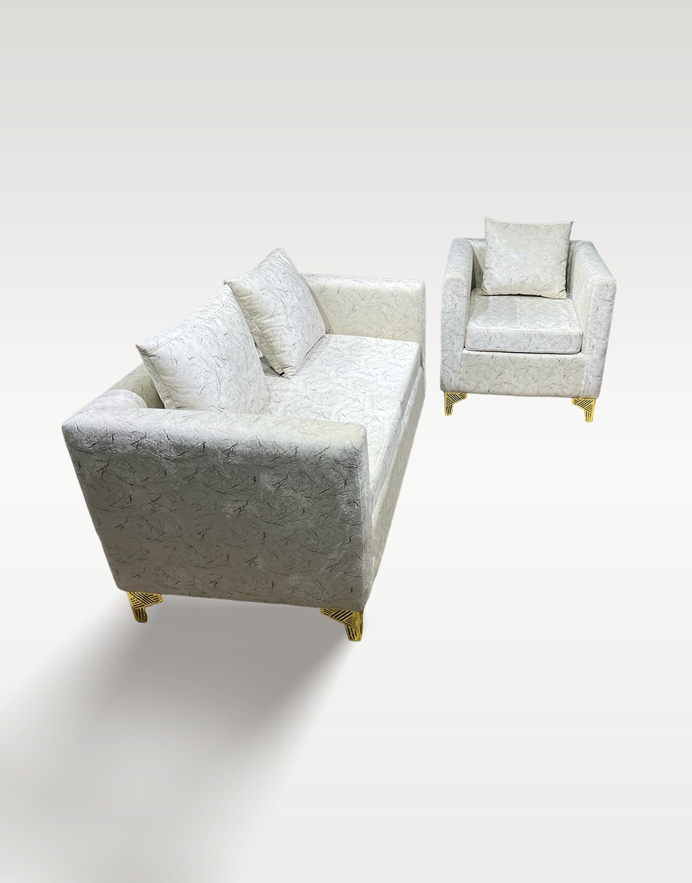 Furnicom Luxury white sofa set