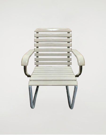 Curvy linear Wooden Visitor Chair (FCWC 9)