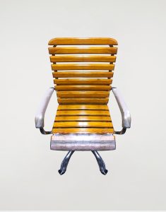 Curvy linear Wooden Executive Chair Mehgani (FCWC 4)